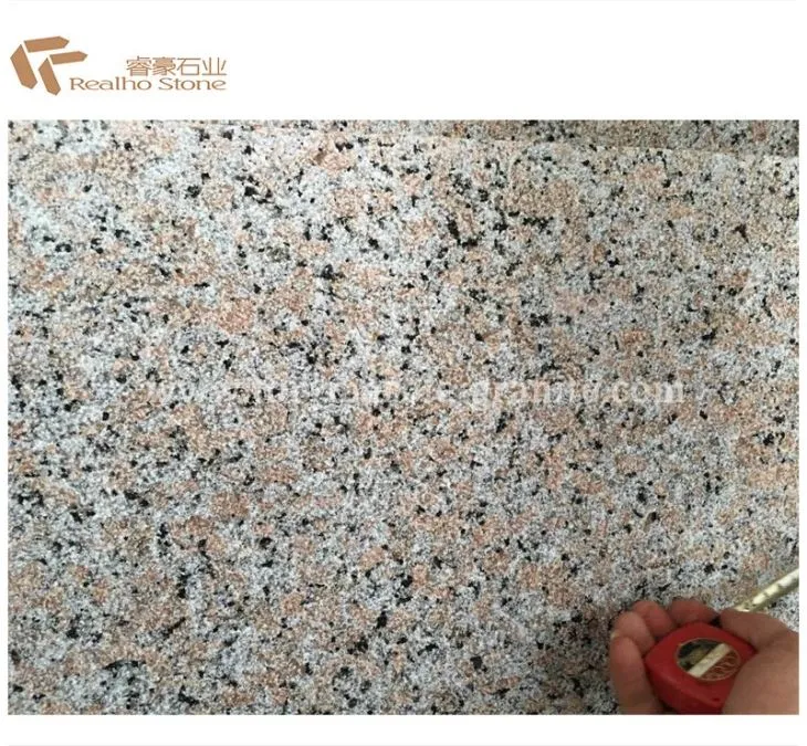 Bushhammer Maple Red Granite Floor Tiles