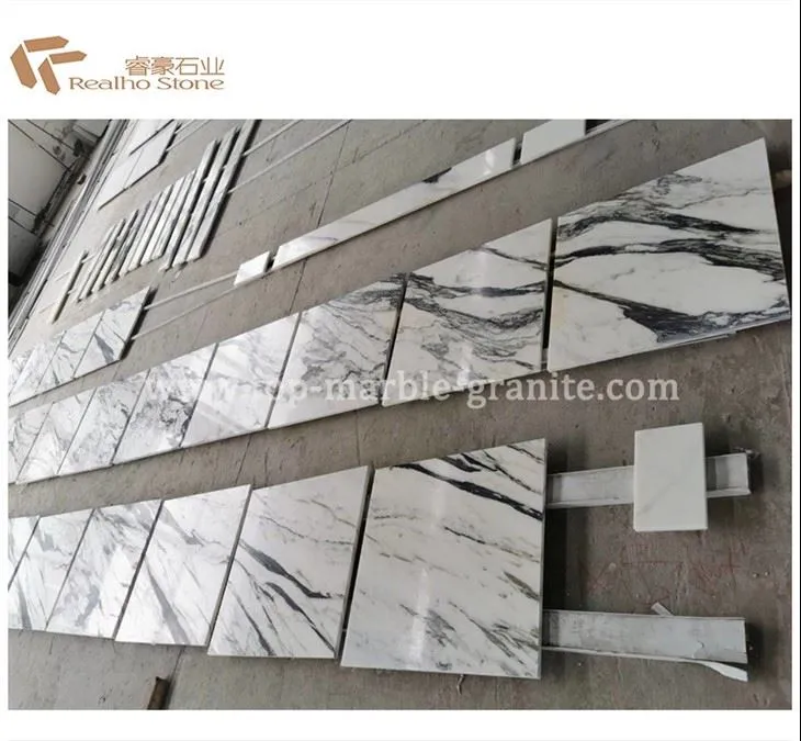 white marble floor tile