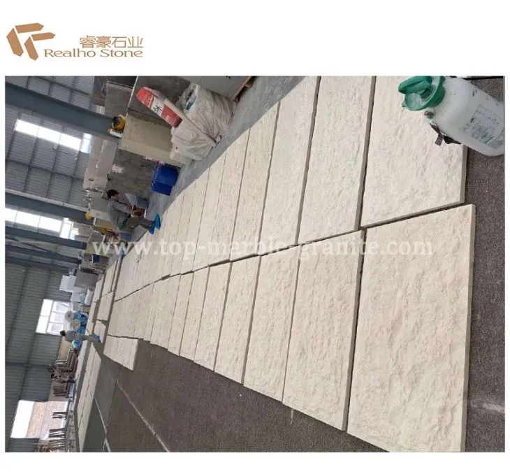 beige sandstone natural face tile