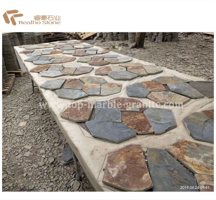China Slate Mosaics For Floor Tiles