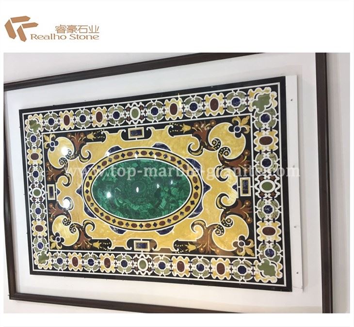 European Style Waterjet Flower Design