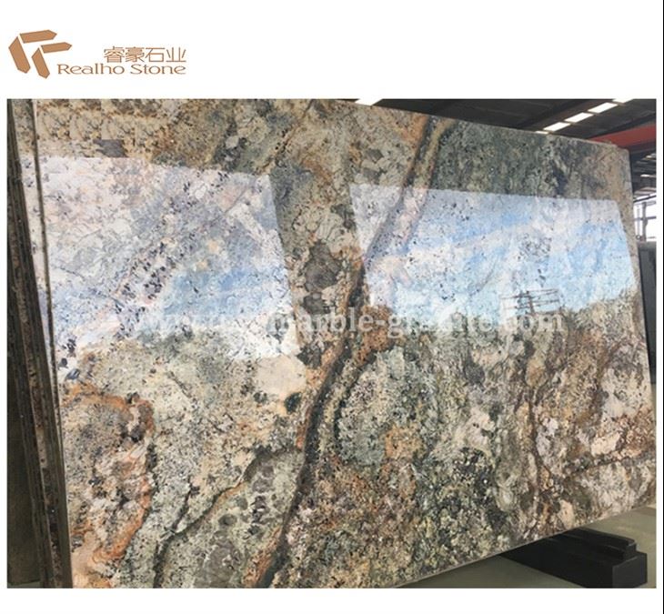 Granite Planet Green Big Slab para la construcción