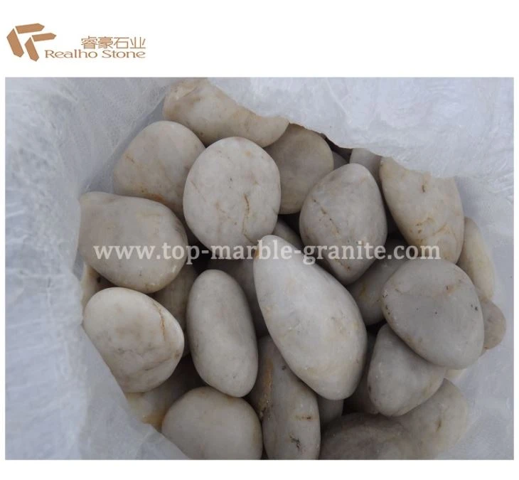 white pebbles