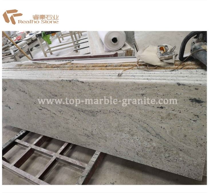 Polished River White Granite Countertop Wholesales