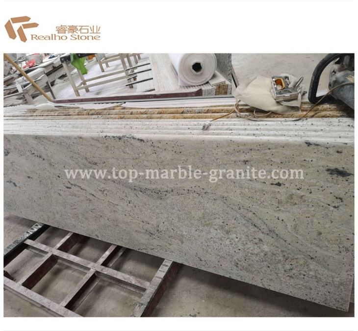 River White Granite With White Cabinets Price