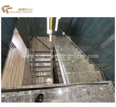Escaleras de Mármol Gris Clásico Natural
