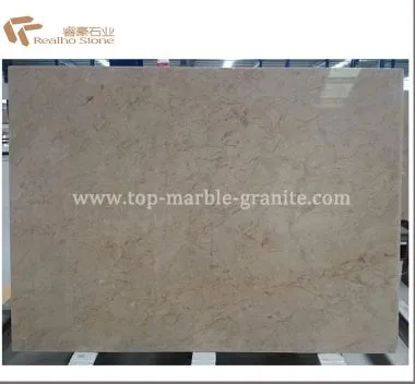 Azulejo de mármol beige de la hoja de oro Elite