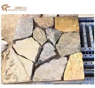 Paisajismo Roca de pizarra para la decoración de pavimentación