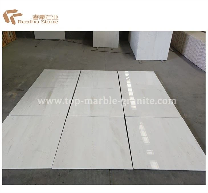 Nuevos azulejos de pared de baño de mármol blanco Aristone