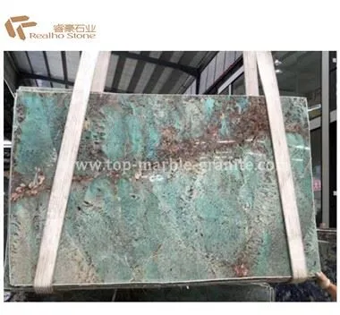 Losa de granito de piedra natural verde turquesa amazonita