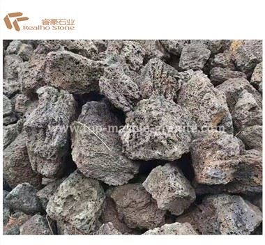 Baldosas de piedra de lava de basalto natural para decoración de jardines