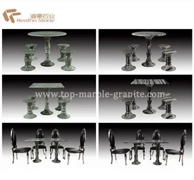 Mesa de centro con tapa de piedra