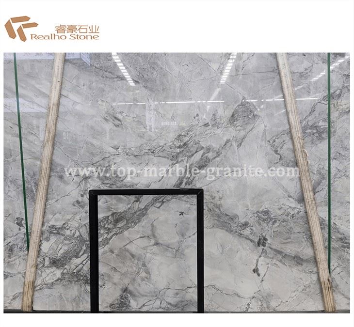 Super White Quartzite Slab Polished