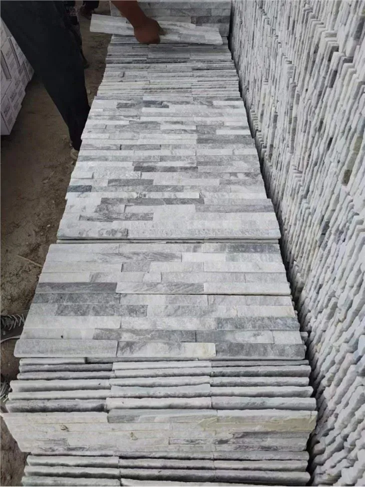 Pizarra de piedra cultivada barata para azulejos exteriores decorativos