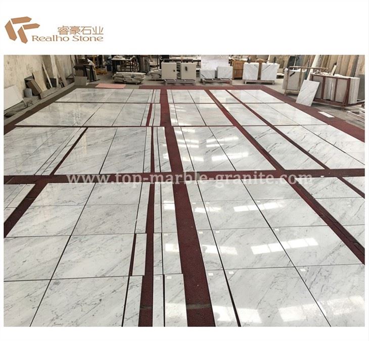 carrara white polished