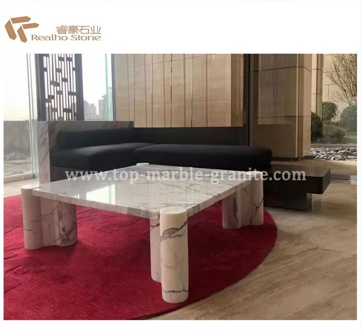 modern stone coffee table