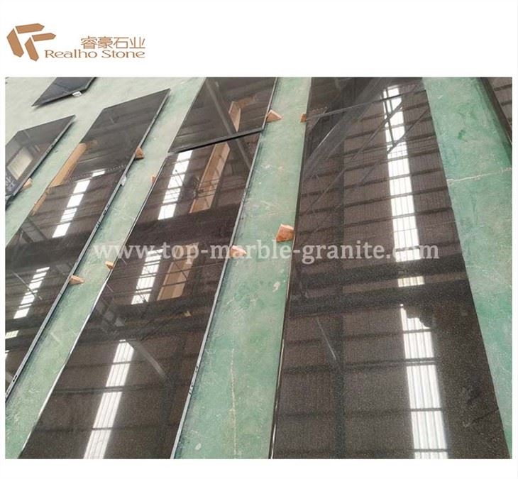 Granite Nero Absolute Tile para fachada