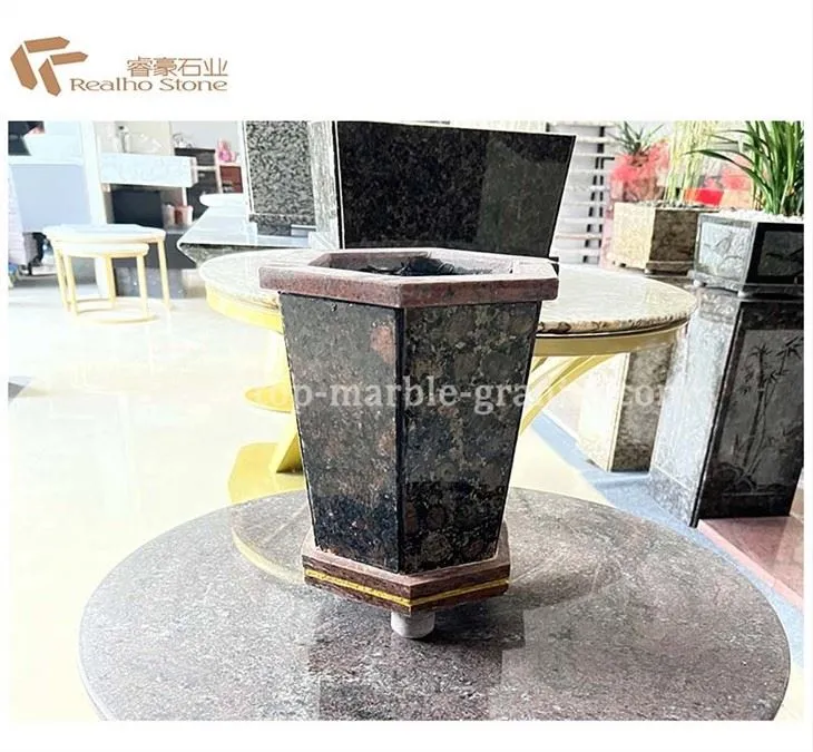 Stone flowerpot