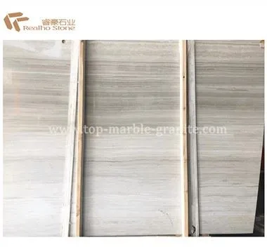 Losa de mármol de madera blanca pulido China Serpegiante Gey Marbl