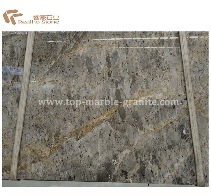 Tundra Gold Marble Slab Y Hotel Projecct