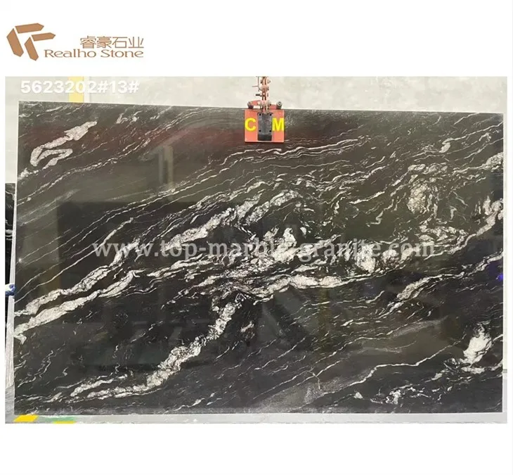black granite slab