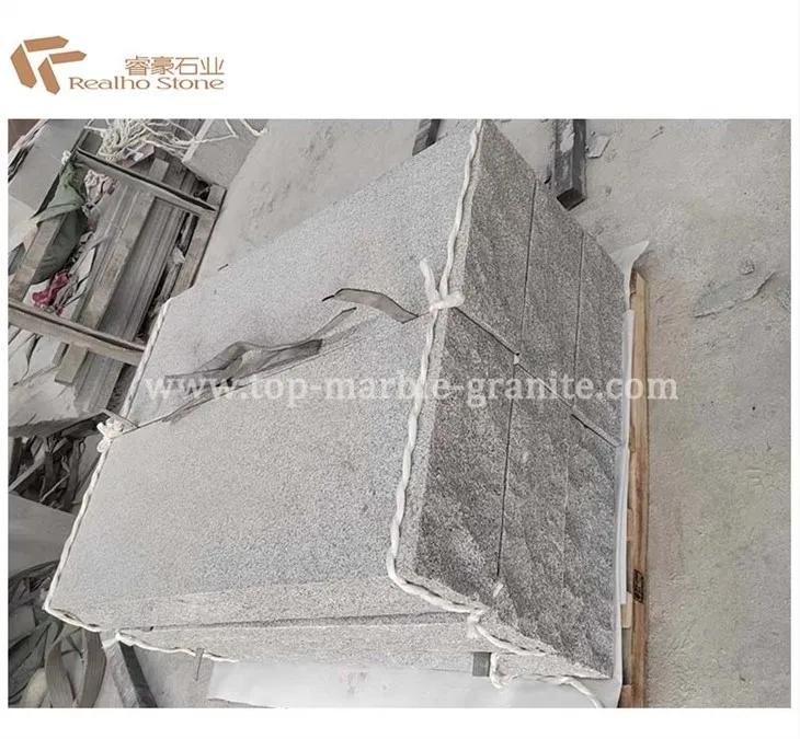 Granite paver step
